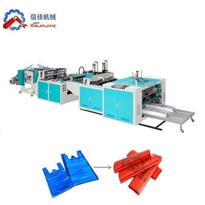 Máy đóng túi Poly đóng đai cao su tự động